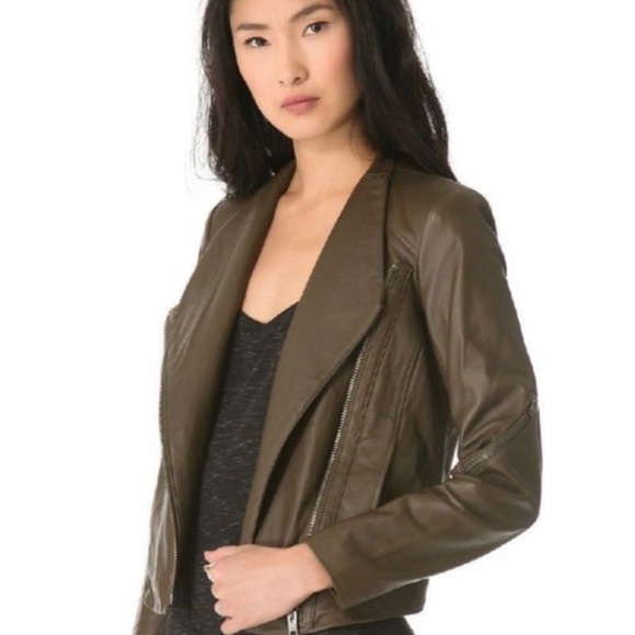 Helmet Lang Calf leather Moto Jacket Black - Picture 3 of 8